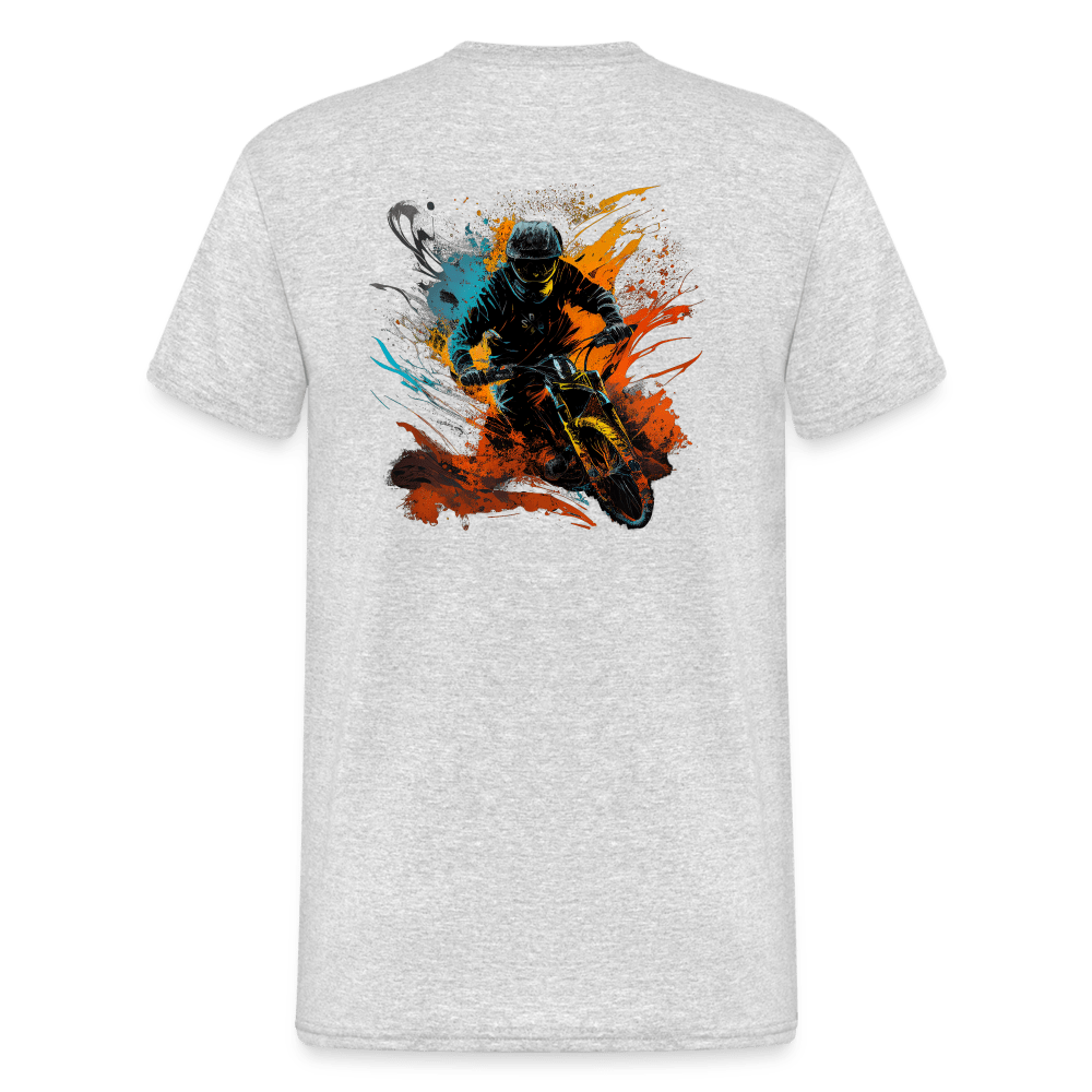 SPOD Männer Gildan Heavy T-Shirt Brust / Rücken - Colored Signature - Heavy Shirt E-Bike-Community