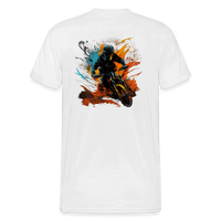 SPOD Männer Gildan Heavy T-Shirt Brust / Rücken - Colored Signature - Heavy Shirt E-Bike-Community