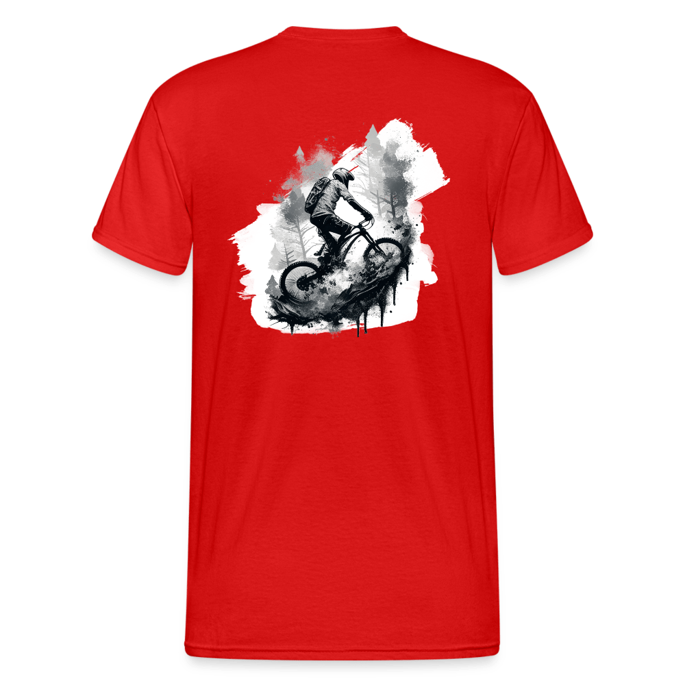 SPOD Männer Gildan Heavy T-Shirt Brust / Rücken - Enduro Signature - Heavy Shirt E-Bike-Community