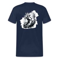 SPOD Männer Gildan Heavy T-Shirt Brust / Rücken - Enduro Signature - Heavy Shirt E-Bike-Community