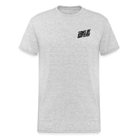 SPOD Männer Gildan Heavy T-Shirt Grau meliert / S Brust / Rücken - Colored Signature - Heavy Shirt E-Bike-Community
