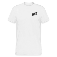 SPOD Männer Gildan Heavy T-Shirt weiß / S Brust / Rücken - Colored Signature - Heavy Shirt E-Bike-Community