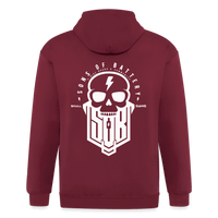 SPOD Männer Heavyweight Kapuzenjacke Maroon / S SoB Skullhead Männer 5XL Kapuzenjacke E-Bike-Community