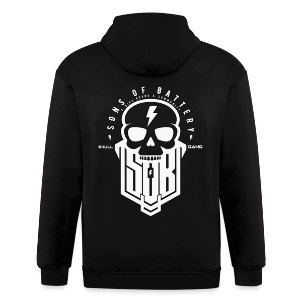 SPOD Männer Heavyweight Kapuzenjacke Schwarz / S SoB Skullhead Männer 5XL Kapuzenjacke E-Bike-Community