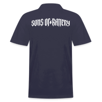 SPOD Männer Poloshirt Navy / S SOB ROUGH 2 Seiten - Männer Poloshirt E-Bike-Community