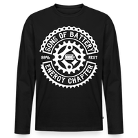 SPOD Männer Premium Bio Langarmshirt Schwarz / S Original Logo - Männer Premium Langarmshirt E-Bike-Community