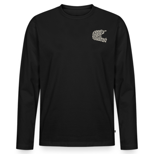SPOD Männer Premium Bio Langarmshirt Schwarz / S Sons Spezial Edition - Männer Premium Langarmshirt E-Bike-Community