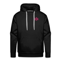 SPOD Männer Premium Hoodie 2 Seiten Cross / Sons OG Neonpink - Kapuzen Sweater E-Bike-Community