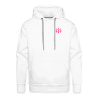 SPOD Männer Premium Hoodie 2 Seiten Cross / Sons OG Neonpink - Kapuzen Sweater E-Bike-Community