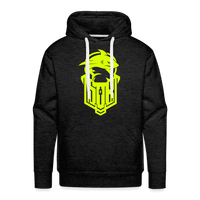SPOD Männer Premium Hoodie Anthrazit / S Hai Bike - SoB - Neongelb - Premium Hoodie E-Bike-Community