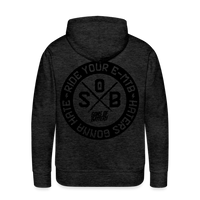 SPOD Männer Premium Hoodie Anthrazit / S "Haters"- SONS OF BATTERY - Men’s Premium Hoodie E-Bike-Community