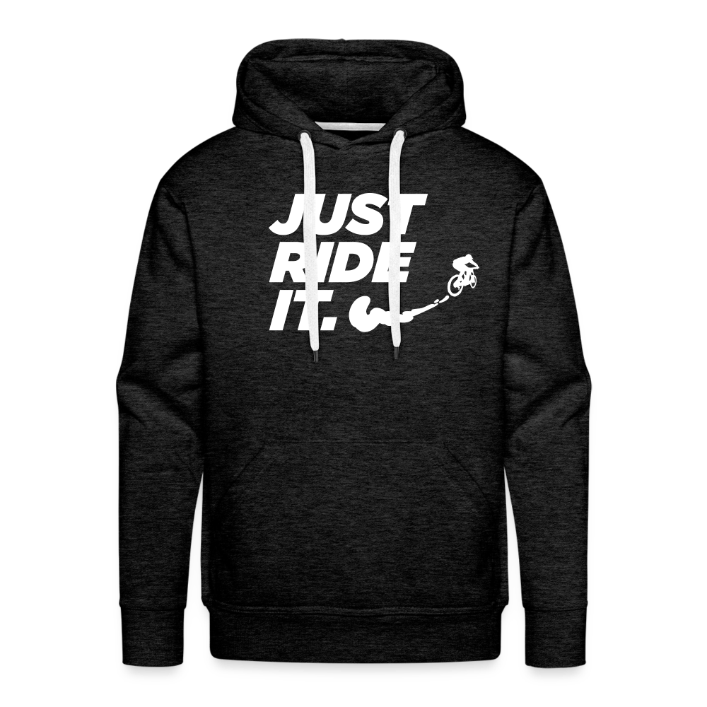 SPOD Männer Premium Hoodie Anthrazit / S Just Ride it - Men’s Premium Hoodie E-Bike-Community