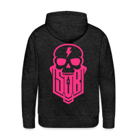 SPOD Männer Premium Hoodie Anthrazit / S Skullgang - Neonpink -Men’s Premium Hoodie E-Bike-Community