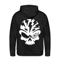 SPOD Männer Premium Hoodie Anthrazit / S Skullhead - White Back - Men’s Premium Hoodie E-Bike-Community