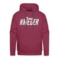 SPOD Männer Premium Hoodie Bordeaux / S Commander Krieger - Hoodie - Männer Premium Hoodie E-Bike-Community