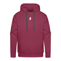 SPOD Männer Premium Hoodie Bordeaux / S Flash - Mitte Men’s Premium Hoodie E-Bike-Community