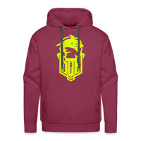 SPOD Männer Premium Hoodie Bordeaux / S Hai Bike - SoB - Neongelb - Premium Hoodie E-Bike-Community