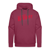 SPOD Männer Premium Hoodie Bordeaux / S Oldschool - Men’s Premium Hoodie E-Bike-Community