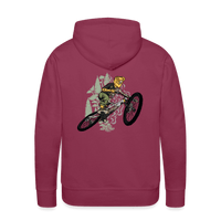 SPOD Männer Premium Hoodie Bordeaux / S Shred or Alive Jumper (Back) - Men’s Premium Hoodie E-Bike-Community