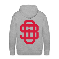 SPOD Männer Premium Hoodie Front/Back - Vintage - Redline - Premium Hoodie E-Bike-Community
