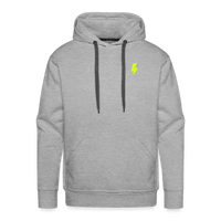 SPOD Männer Premium Hoodie Grau meliert / S Flash - Men’s Premium Hoodie E-Bike-Community
