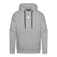 SPOD Männer Premium Hoodie Grau meliert / S Flash - Mitte Men’s Premium Hoodie E-Bike-Community