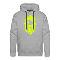 SPOD Männer Premium Hoodie Grau meliert / S Hai Bike - SoB - Neongelb - Premium Hoodie E-Bike-Community