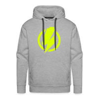 SPOD Männer Premium Hoodie Grau meliert / S Lightning - Männer Premium Hoodie E-Bike-Community