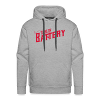 SPOD Männer Premium Hoodie Grau meliert / S Oldschool - Men’s Premium Hoodie E-Bike-Community