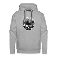 SPOD Männer Premium Hoodie Grau meliert / S Skullgang Rider - Premium Hoodie E-Bike-Community