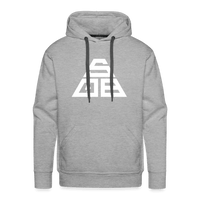 SPOD Männer Premium Hoodie Grau meliert / S Triangle - Men’s Premium Hoodie E-Bike-Community