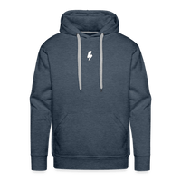 SPOD Männer Premium Hoodie Jeansblau / S Flash - Mitte Men’s Premium Hoodie E-Bike-Community