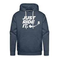 SPOD Männer Premium Hoodie Jeansblau / S Just Ride it - Men’s Premium Hoodie E-Bike-Community