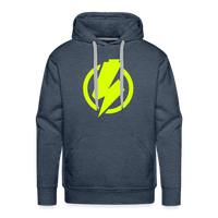 SPOD Männer Premium Hoodie Jeansblau / S Lightning - Männer Premium Hoodie E-Bike-Community