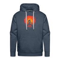 SPOD Männer Premium Hoodie Jeansblau / S LOSE THE PATH - CREATE YOUR OWN ADVENTURE! Premium Hoodie E-Bike-Community