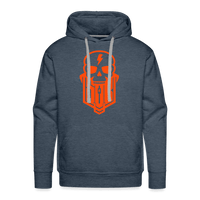 SPOD Männer Premium Hoodie Jeansblau / S Skullgang Neonorange Men’s Premium Hoodie E-Bike-Community