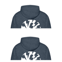 SPOD Männer Premium Hoodie Jeansblau / S Skullhead - White Back - Men’s Premium Hoodie E-Bike-Community