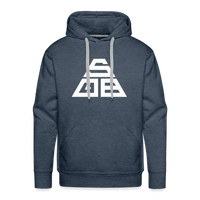 SPOD Männer Premium Hoodie Jeansblau / S Triangle - Men’s Premium Hoodie E-Bike-Community