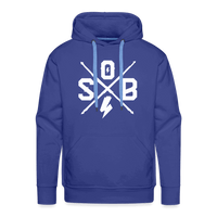 SPOD Männer Premium Hoodie Königsblau / S Cross Premium Hoodie E-Bike-Community