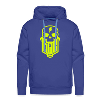 SPOD Männer Premium Hoodie Königsblau / S Skullgang Neongelb Premium Hoodie E-Bike-Community
