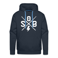 SPOD Männer Premium Hoodie Navy / S Cross Premium Hoodie E-Bike-Community