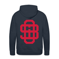 SPOD Männer Premium Hoodie Navy / S Front/Back - Vintage - Redline - Premium Hoodie E-Bike-Community