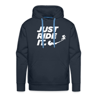 SPOD Männer Premium Hoodie Navy / S Just Ride it - Men’s Premium Hoodie E-Bike-Community