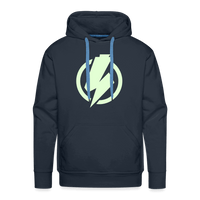 SPOD Männer Premium Hoodie Navy / S Lightning - Glow in the Dark - Men’s Premium Hoodie E-Bike-Community