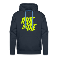 SPOD Männer Premium Hoodie Navy / S Ride or Die - Men’s Premium Hoodie E-Bike-Community