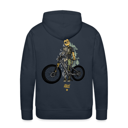SPOD Männer Premium Hoodie Navy / S Shred or Alive - Front / Back Men’s Premium Hoodie E-Bike-Community