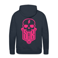 SPOD Männer Premium Hoodie Navy / S Skullgang - Neonpink -Men’s Premium Hoodie E-Bike-Community