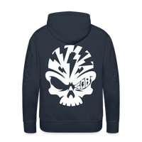 SPOD Männer Premium Hoodie Navy / S Skullhead - White Back - Men’s Premium Hoodie E-Bike-Community