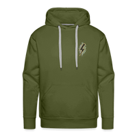 SPOD Männer Premium Hoodie Olivgrün / S 2 Seiten -Shred or Alive - Crew - Men’s Premium Hoodie E-Bike-Community