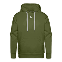 SPOD Männer Premium Hoodie Olivgrün / S Collage beidseitig bedruckt - Men’s Premium Hoodie E-Bike-Community